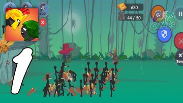 Stickman History Battle Gameplay Walkthrough #1 (Android, IOS)