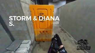 [Game Footage]Nerf Game with Duel Diana! | Dartbros