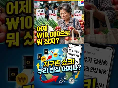 물가 고민 끝! 1분 경제 브리핑#장바구니경제뉴스#장바구니물가  #경제뉴스
