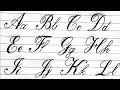 Cursive writing A to Z capital and small | Cursive writing for Beginners