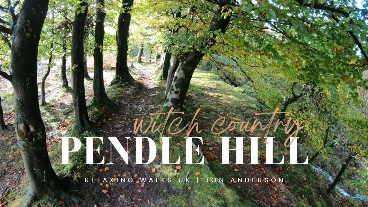 Pendle Hill - England | Relaxing Autumn Walk On Pendle Hill  🍂 Walking On The Sabden Side | 4K