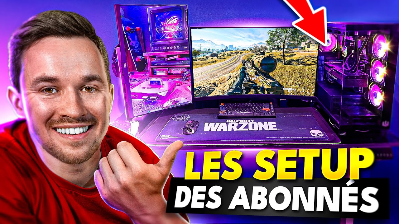 Je Réagis aux SETUP de mes ABONNÉS #3 (c’est du très très lourd)