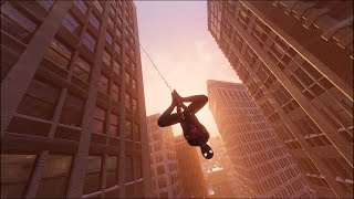 Marvel's Spider-Man: Miles Morales Flawless Cinematic Swinging| PS5 60fps