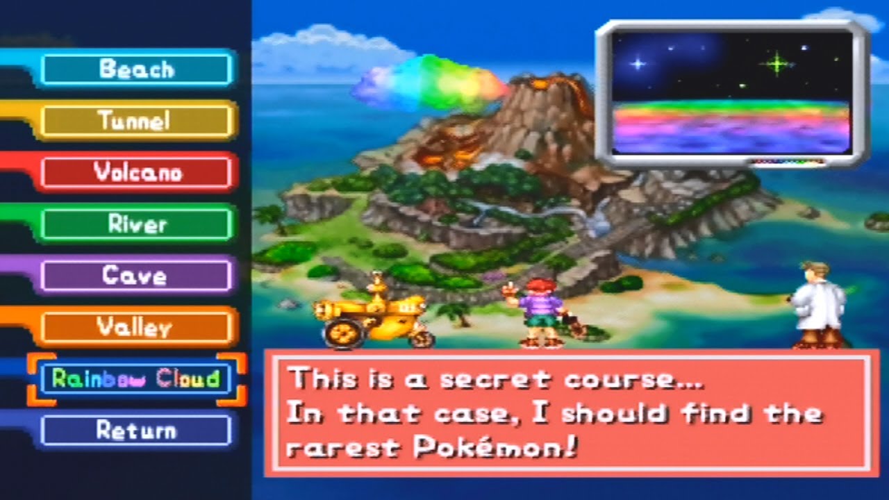 Let's Play Pokémon Snap [N64] Part 4- Rainbow Cloud - YouTube