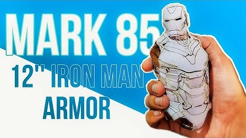 12 inches Iron Man Mark 85 Armor | Time-lapse Modeling | ArtSpace