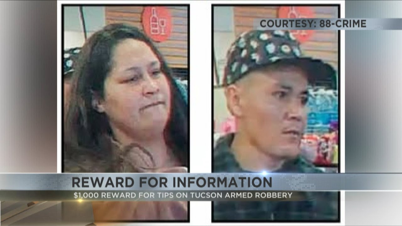 Tucson police seek help in armed robbery case, $1000 reward offered