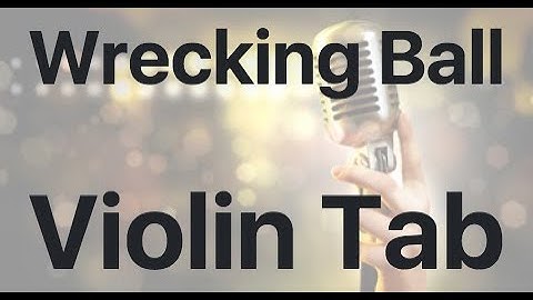 Learn Wrecking Ball Miley Cyrus on Violin - How to Play Tutorial