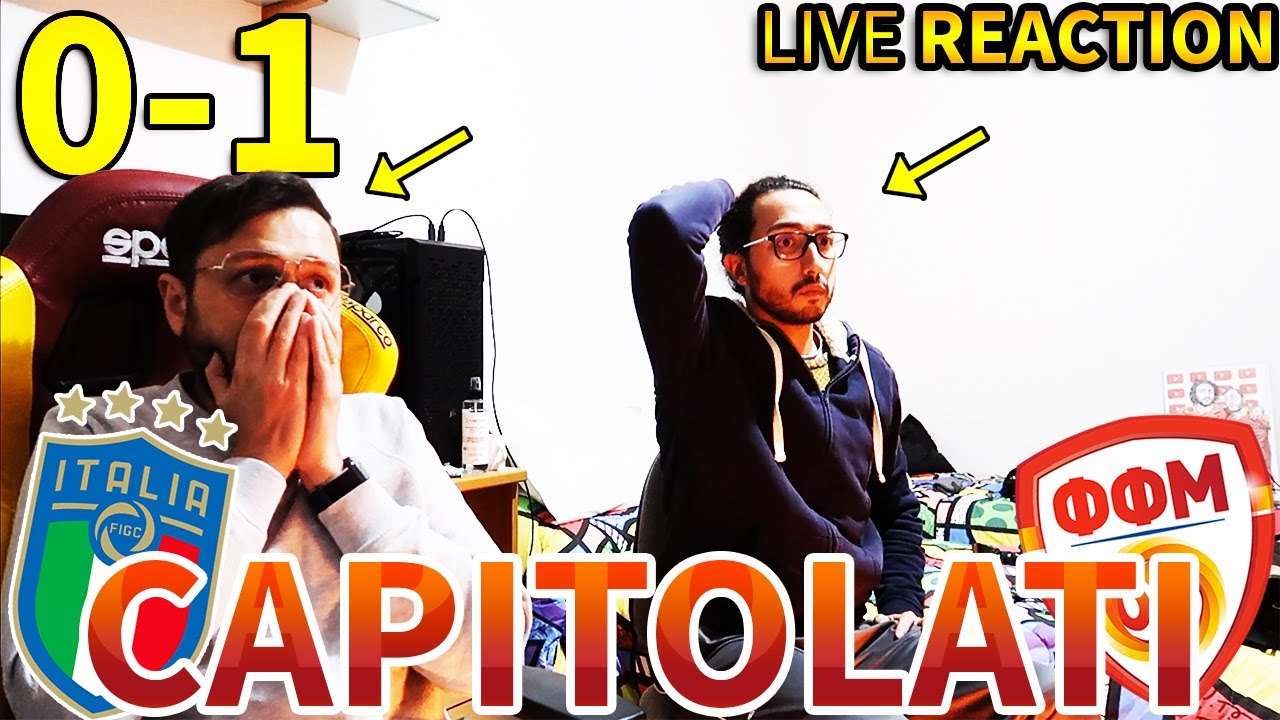 CAPITOLATI... ITALIA-MACEDONIA 0-1 [LIVE REACTION]