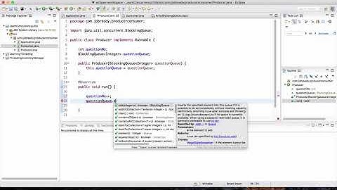 Producer Consumer Pattern Using a BlockingQueue in Java