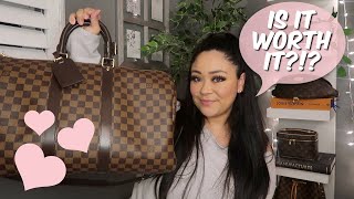 LOUIS VUITTON KEEPALL BANDOULIERE 45 REVIEW | IS IT WORTH THE MONEY?!?