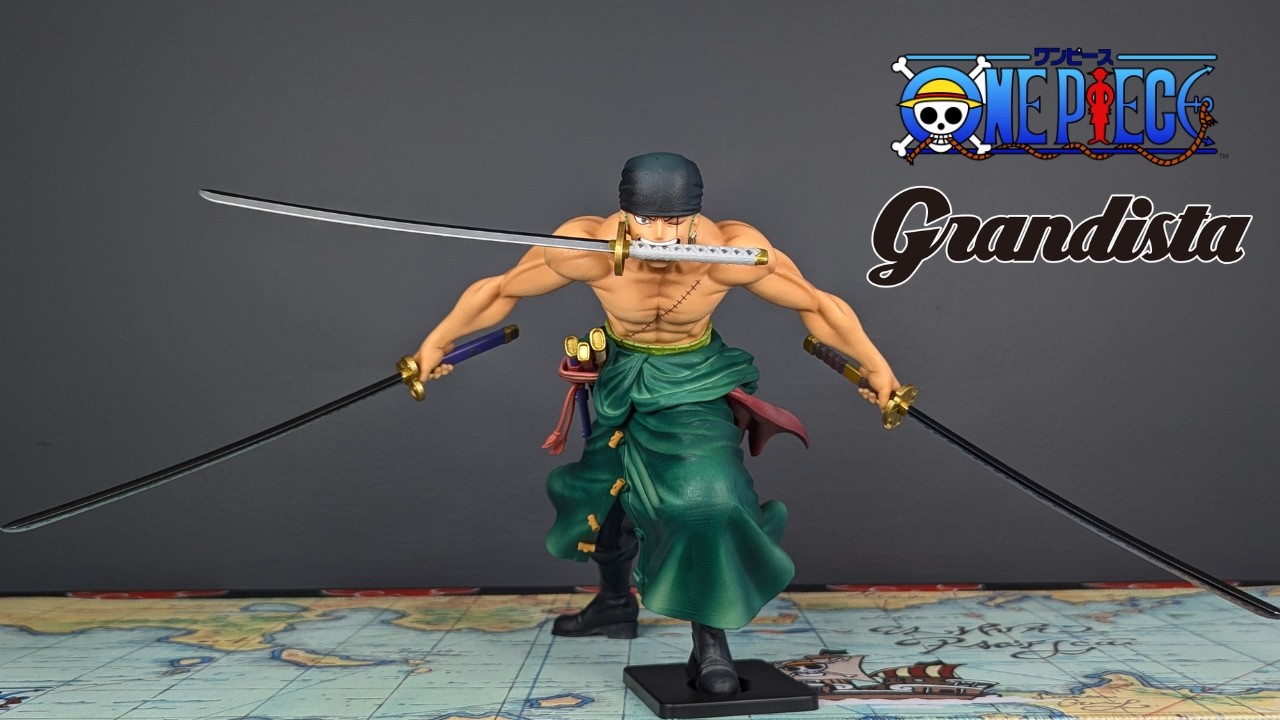 Grandista special edition 海外限定 ワンピース ゾロ Roronoa Zoro Special Edition Grandista Statue - Unboxing and