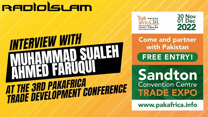 PakAfrica Conference | Interview with Muhammad Sualeh Ahmad Faruqui