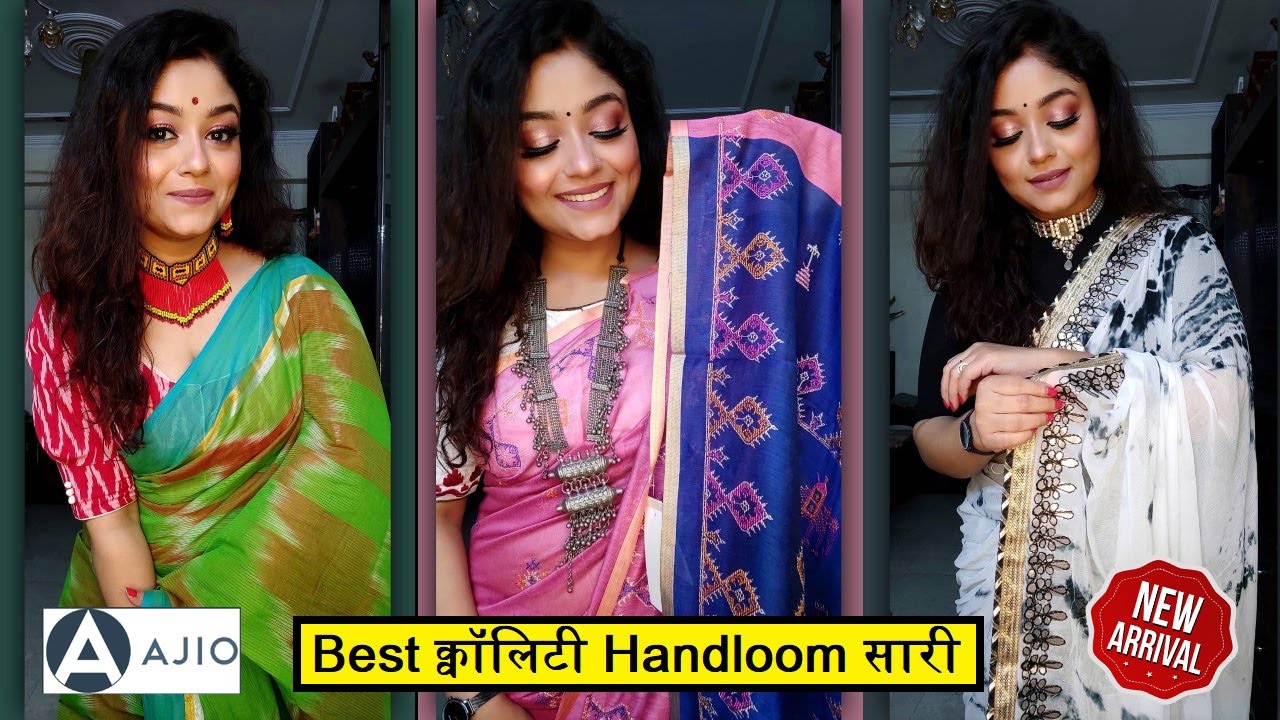 best saree brands in ajio