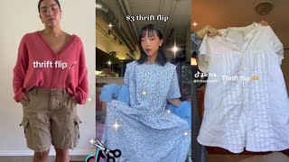 thrift flip magic clothes upcycling tik tok compilation