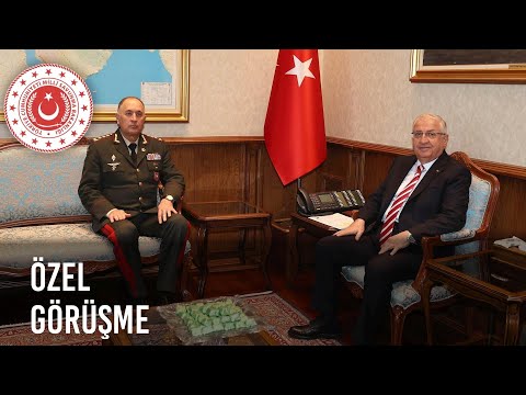 Millî Savunma Bakanı Güler, Azerbaycan Genelkurmay Başkanı General Polkovnik Veliyev’i Kabul Etti