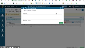 Finalizing Grades in PowerTeacher Pro