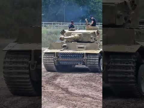 A WORLD FIRST The World S Only Running Tiger Tank Running Alongside The Only Running Tiger II 