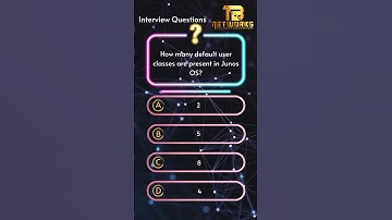 JNCIA Interview Questions | Junos Configuration Basics | #tungabadranetworks