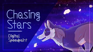 Chasing Stars - Artfight - Digital Speedpaint
