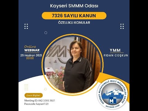 7326 Sayılı Kanun Özellikli Konular