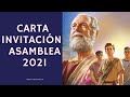 CARTA PARA LA INVITACIÓN ASAMBLEA REGIONAL 2021 TESTIGOS DE JEHOVÁ | PODEROSOS GRACIAS A LA FE 2021