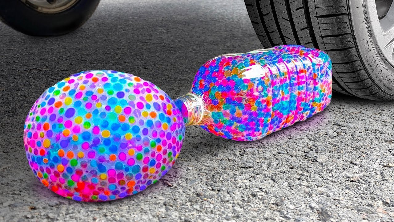 How to Make Rainbow Candy | Slime Foot & Ice Cream Cutting ASMR 