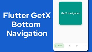 Flutter GetX Bottom Navigation Bar With Animation | Dependency Injection screenshot 4