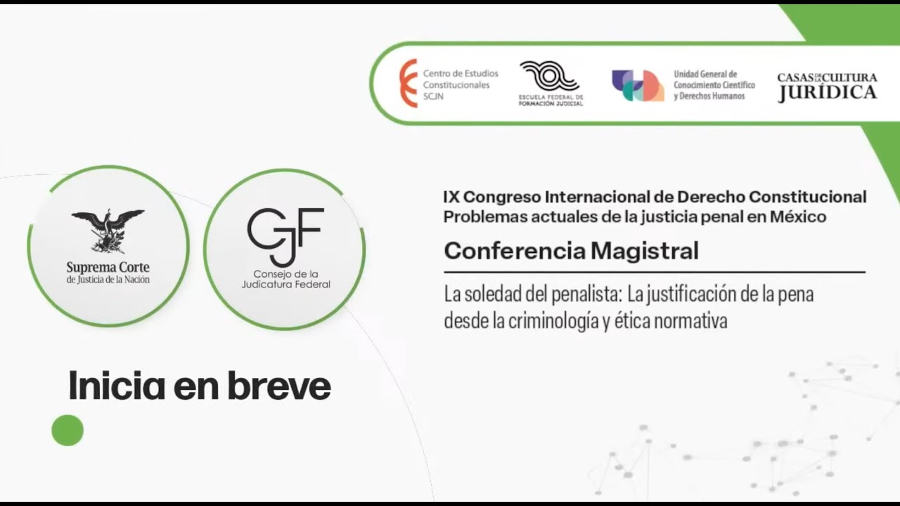 🟢 Conferencia Magistral - IX Congreso Internacional de Derecho ...