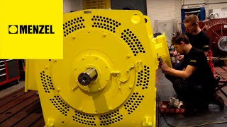 1.7 MW megawatt (~ 2280 hp) - big electric motor start