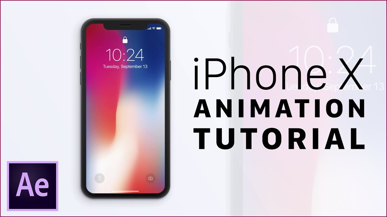 Download Iphone X Screen Animation Tutorial After Effects Cc 2017 Youtube