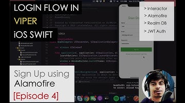 Login Flow using VIPER iOS Swift - Sign Up Http Service using Alamofire [Episode 4]