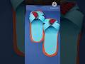 How to make paper slippers | paper shoes #shorts #viral