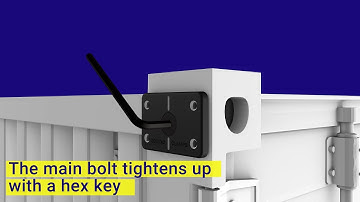 How to attach almost ANYTHING to a shipping container.