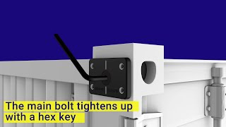 How to attach almost ANYTHING to a shipping container.