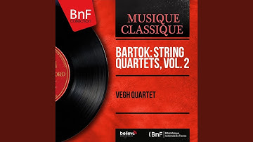 String Quartet No. 3, Sz. 85: I. Prima parte. Moderato