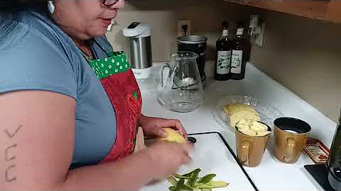 agua de mango con pia