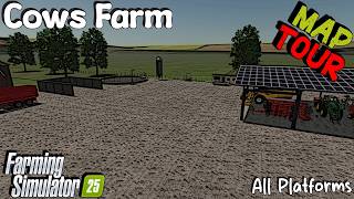 Карта местности | Коровья ферма | Все платформы | Farming Simulator 25 screenshot 3