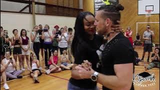 Isabelle and Felicien 🎵Amar É Paz - Smille 📹: juancortesphotography 🩵 Kizomba-Summer-Fest-2024 🩵(NZ)