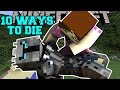 Minecraft: MOST INSANE DEATHS! - 10 WAYS TO DIE - Custom Map