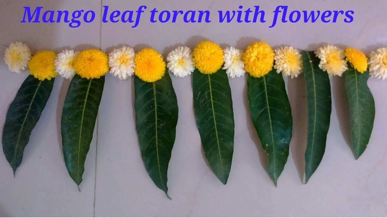 Toran Bandhanwar Festival Flower Decoration Ideas For Home