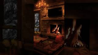 Cozy Fireplace #relaxationvibe