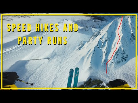 Steep freeride line and party run with friends - Sunnmøre, Norway delivering!