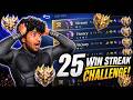 25 WIN STREAK CHALLENGE LIVE Can Anyone Stop Me Mobile 