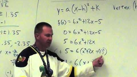 PreCalculus 3.1 Quadratic Functions and Models