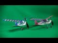 親子で作ろう、模型飛行機工作教室の教材　ゴム動力飛行機「シタブリア　７ECA」