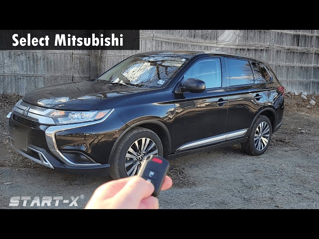 Start-X Remote Start Install Select Mitsubishi