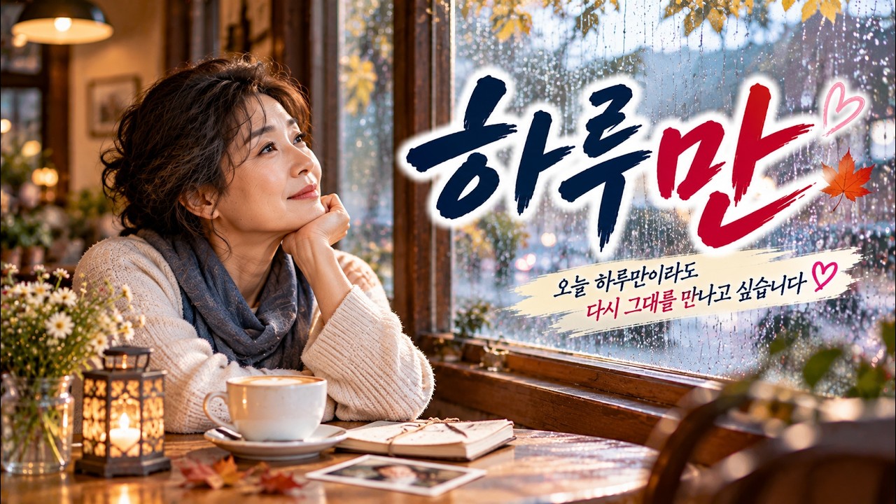 하루만｜오늘 하루만이라도 그대를 다시 만나고 싶습니다｜가슴에 남은 애절한 그리움