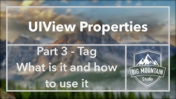 UIView Properties Part 3 - Tag - and using viewWithTag (iOS, Xcode 8)