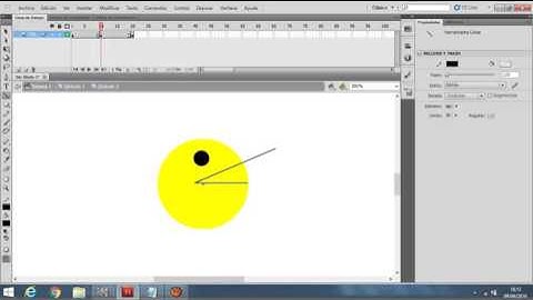 Aprende a  mover un objeto con el teclado en Adobe flash