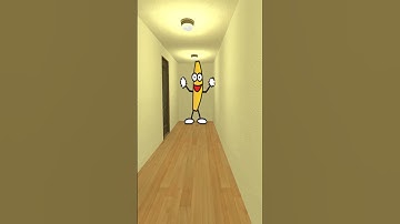 Banana Hiding Behind The Door! Nextbot Run in Gmod